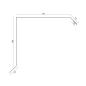 Preview: Querschnitt des Ortgangwinkel 110 x 100 mm Preview: Querschnitt des Ortgangwinkel 110 x 100 mm